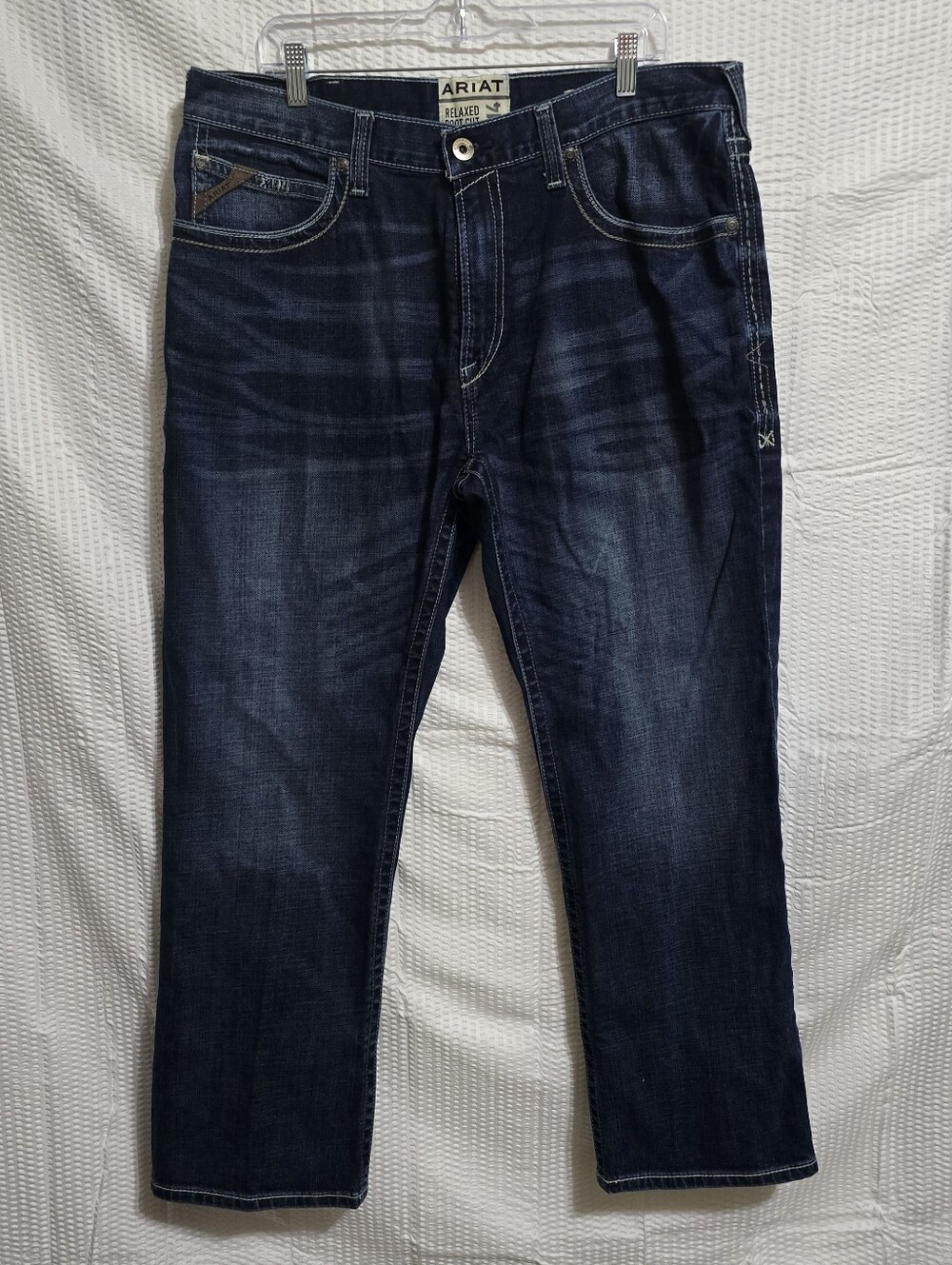 Ariat M4 Relaxed Boot Cut Men’s Jeans 38x30 Dark Wash Western